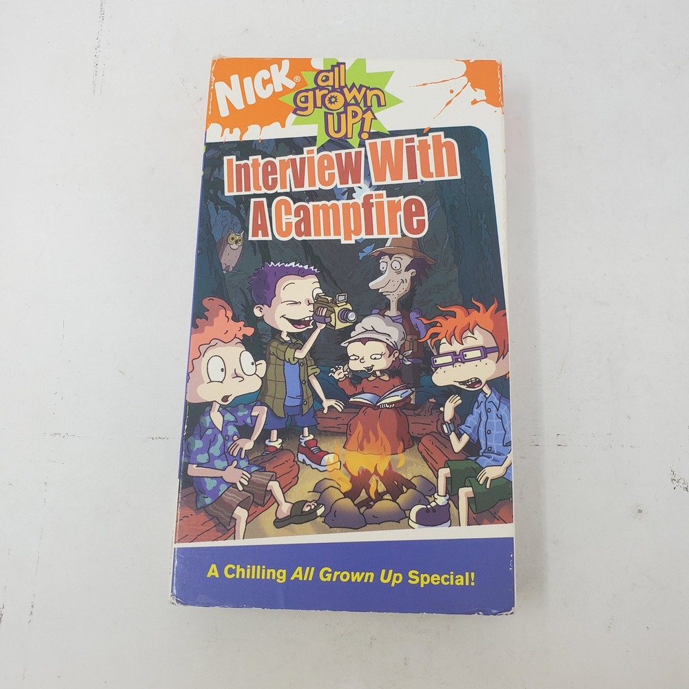Nickelodeon All Grown Up Interview With A Campfire VHS 2005 Paramount